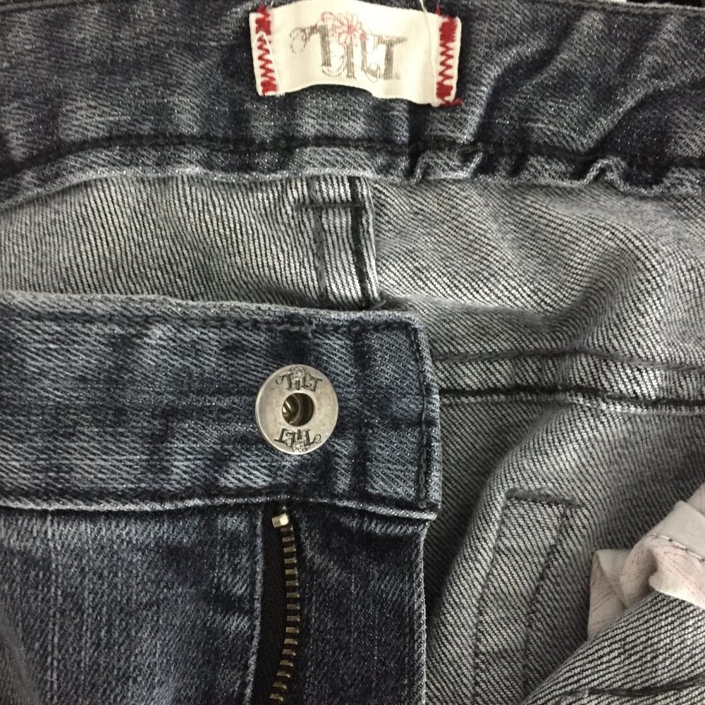 TILT Womens Juniors 11 Short Venice Skinny Jeans - Picture 7 of 10
